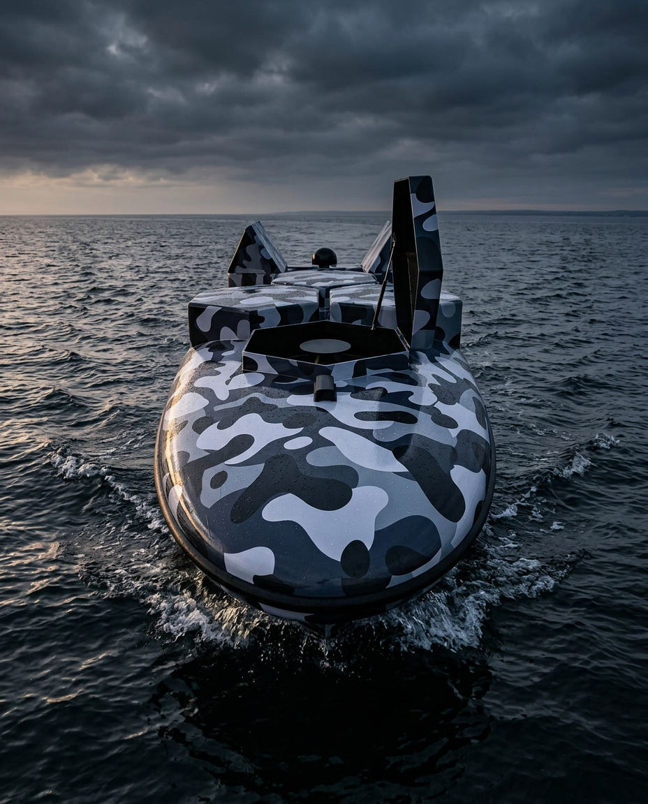Bow view — stabilised EO/IR turret
